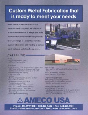 ameco fabricating services